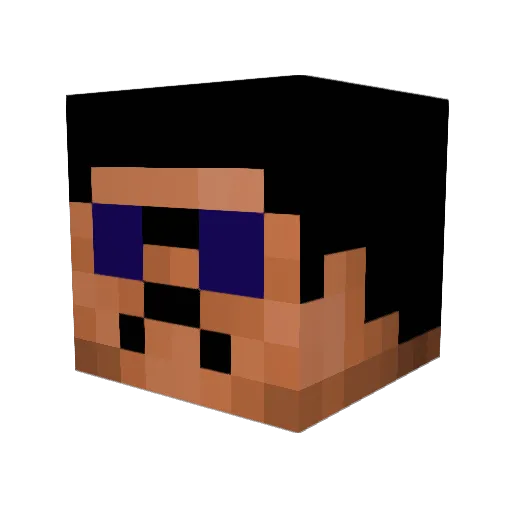 stephhhhhh Minecraft avatar head, 3D render