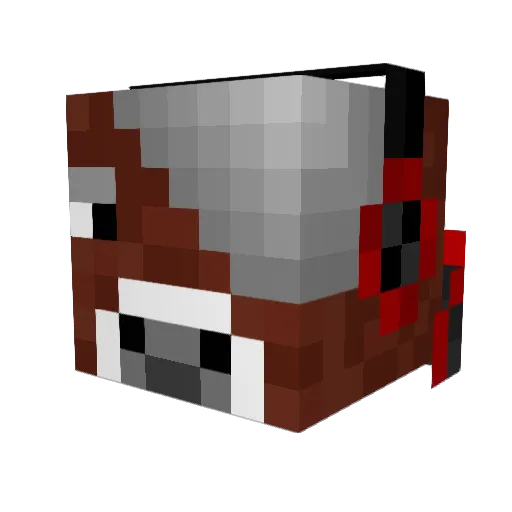 stephielu Minecraft avatar head, 3D render