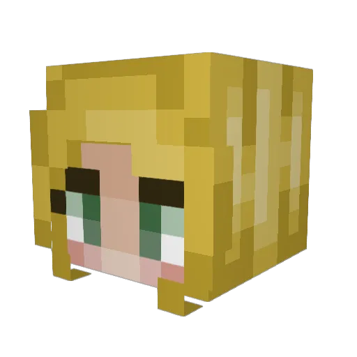 stephyyyyyy Minecraft avatar head, 3D render