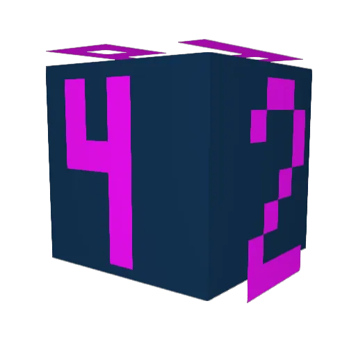 stepphyx Minecraft avatar head, 3D render