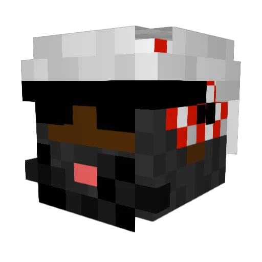 stepsis2 Minecraft avatar head, 3D render