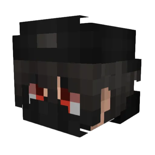 sterbt Minecraft avatar head, 3D render