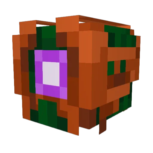stereoHead124 Minecraft avatar head, 3D render