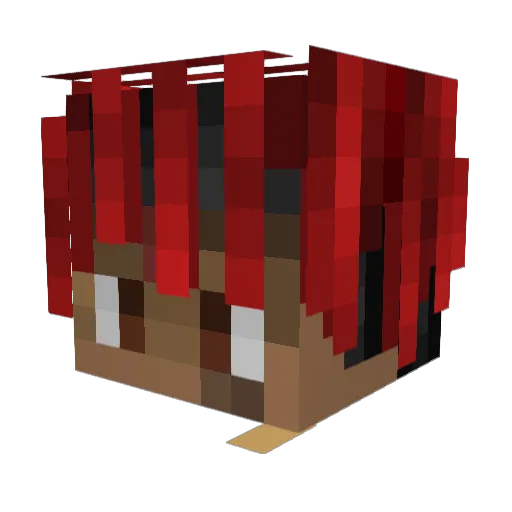 stereoputrid21 Minecraft avatar head, 3D render