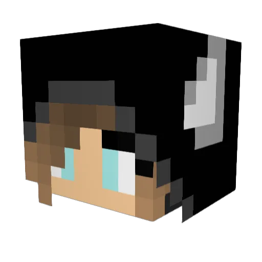 sterlingskies Minecraft avatar head, 3D render