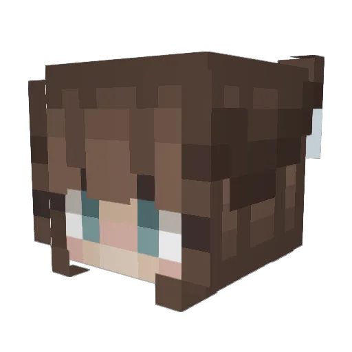 sternporch Minecraft avatar head, 3D render