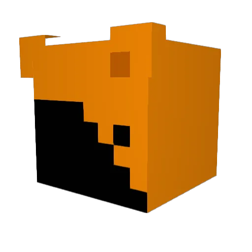 stev120 Minecraft avatar head, 3D render