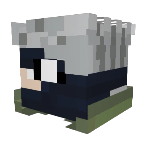 steve1202 Minecraft avatar head, 3D render