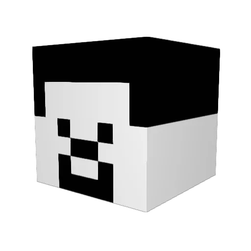 steve3141592 Minecraft avatar head, 3D render