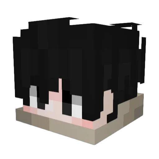 steve652 Minecraft avatar head, 3D render