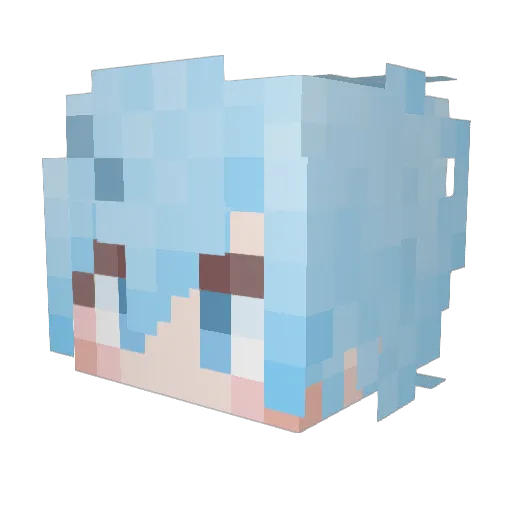 steve_sensei233 Minecraft avatar head, 3D render