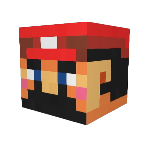 stevear22 Minecraft avatar head, 3D render