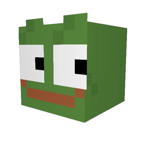 stevechauve Minecraft avatar head, 3D render