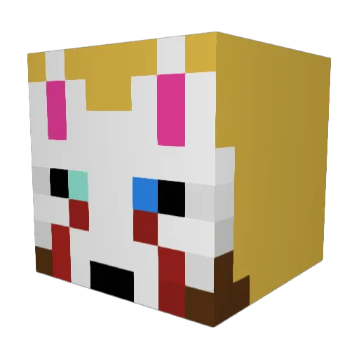 stevedead Minecraft avatar head, 3D render
