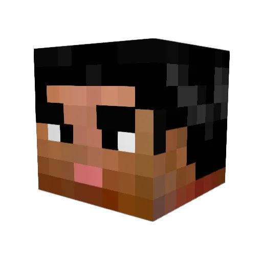 stevej1986 Minecraft avatar head, 3D render