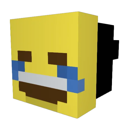 stevejobe Minecraft avatar head, 3D render