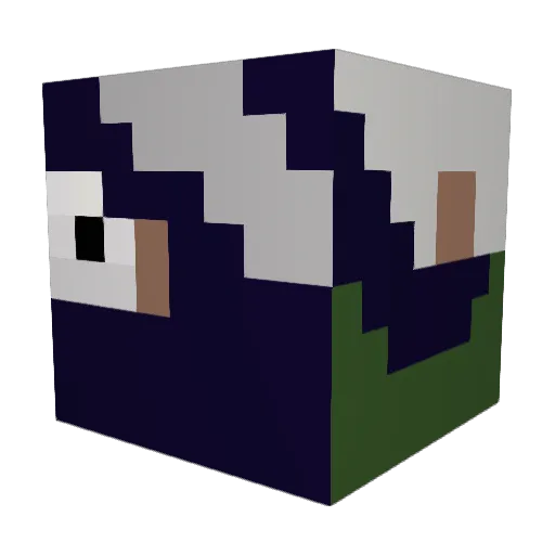 stevekoda Minecraft avatar head, 3D render