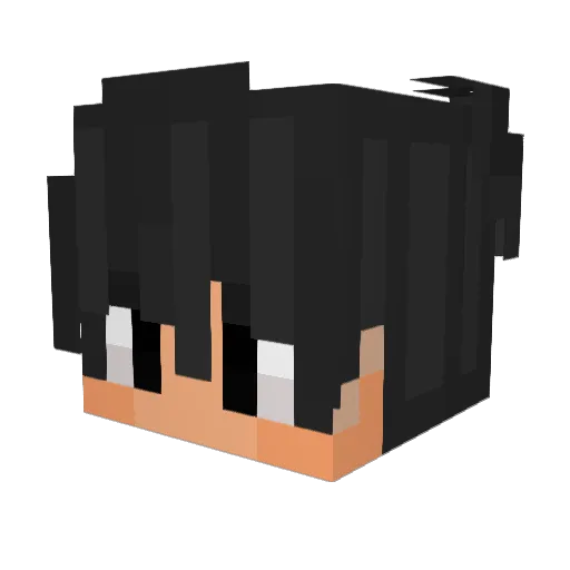 stevelul Minecraft avatar head, 3D render
