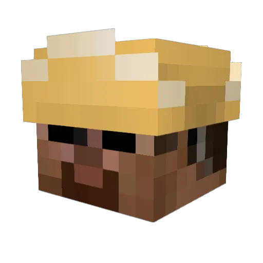 steven1286 Minecraft avatar head, 3D render