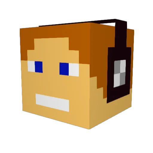steven1489965 Minecraft avatar head, 3D render