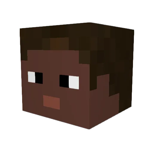 steven393 Minecraft avatar head, 3D render