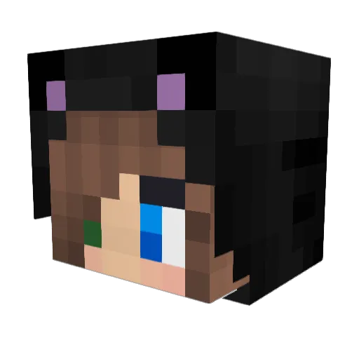 steven4 Minecraft avatar head, 3D render