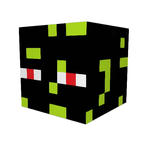 stevenbonner Minecraft avatar head, 3D render