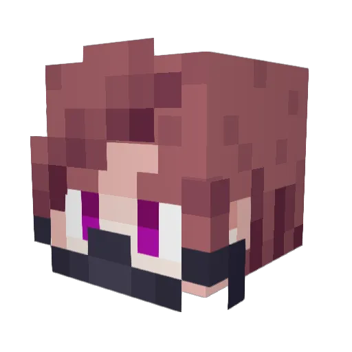 stevenchang30 Minecraft avatar head, 3D render