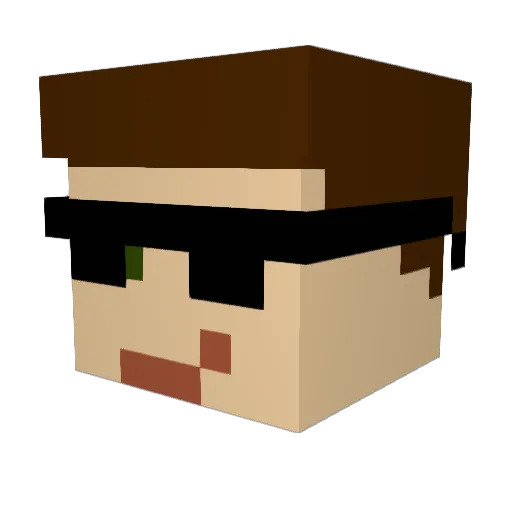 stevenisboss6 Minecraft avatar head, 3D render