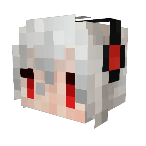 stevenliang_ Minecraft avatar head, 3D render