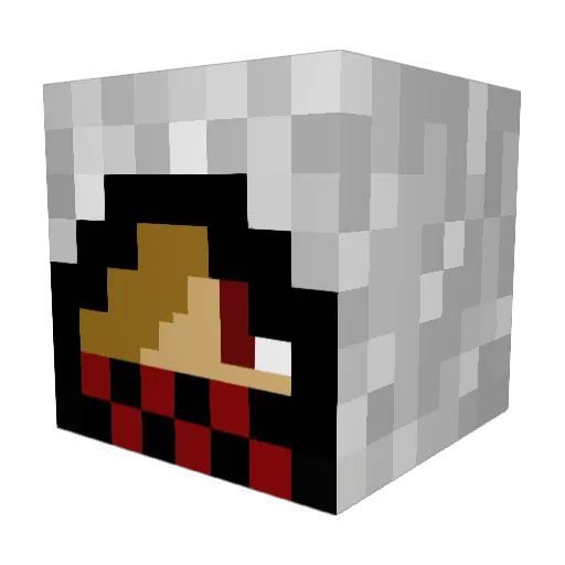 stevenrox52 Minecraft avatar head, 3D render