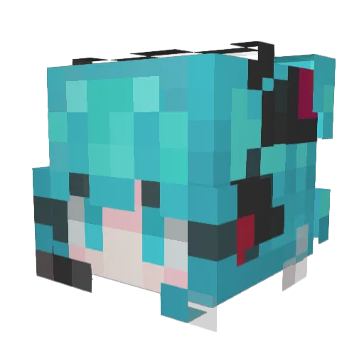 stevenses Minecraft avatar head, 3D render