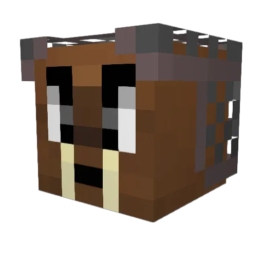 steventconner Minecraft avatar head, 3D render