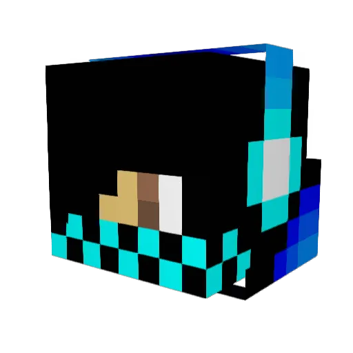 steveorama Minecraft avatar head, 3D render