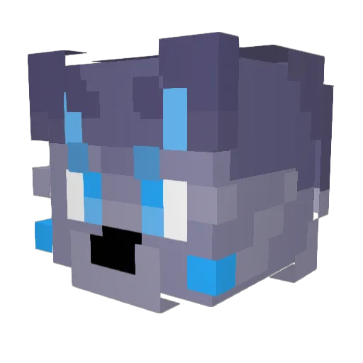 stevezavdv Minecraft avatar head, 3D render