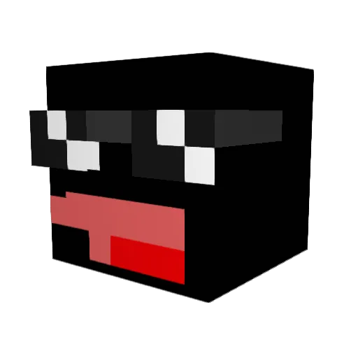 steviebaggie Minecraft avatar head, 3D render