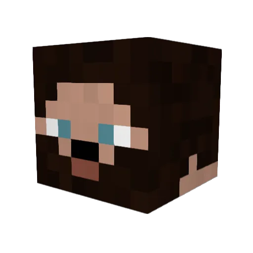 steviesteveo Minecraft avatar head, 3D render