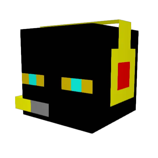 stevil333 Minecraft avatar head, 3D render