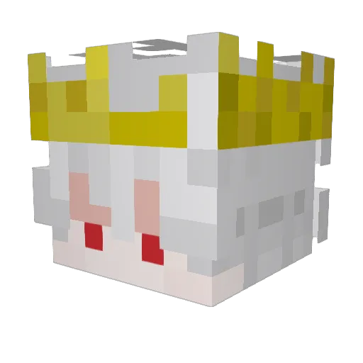 stevo_elektrikar Minecraft avatar head, 3D render
