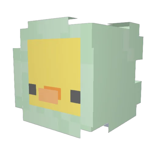 stew_art Minecraft avatar head, 3D render