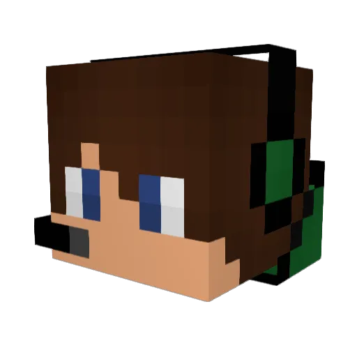 stewish567 Minecraft avatar head, 3D render