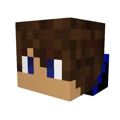 stewman42 Minecraft avatar head, 3D render