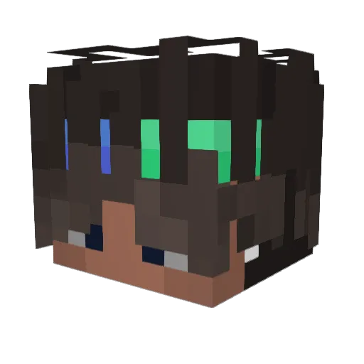 steyrsrt Minecraft avatar head, 3D render