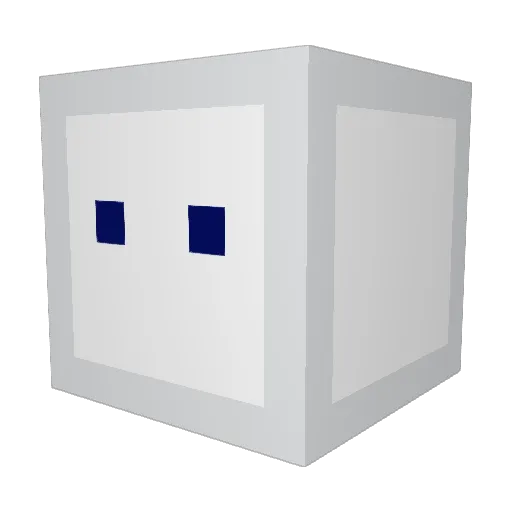 stg02 Minecraft avatar head, 3D render