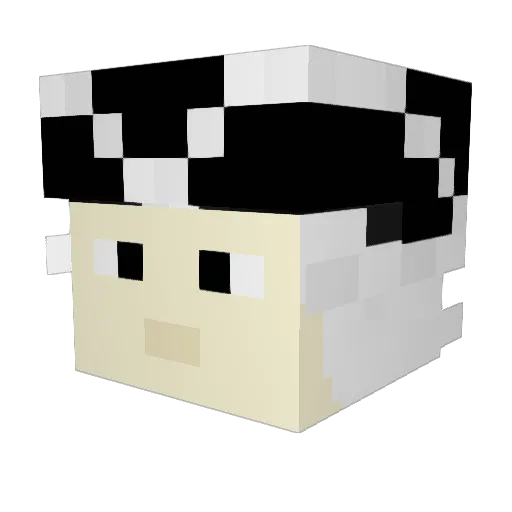 stgblake Minecraft avatar head, 3D render