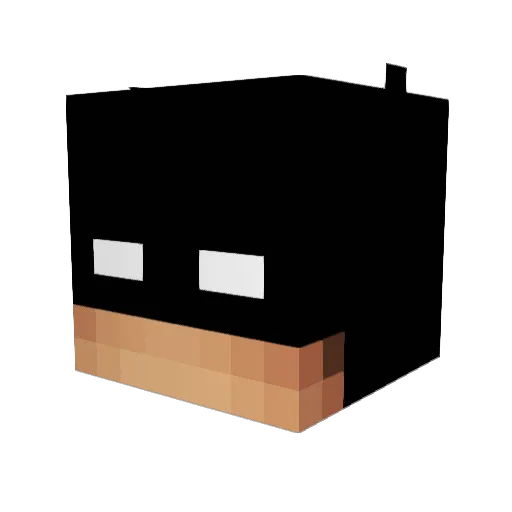 sth8175 Minecraft avatar head, 3D render