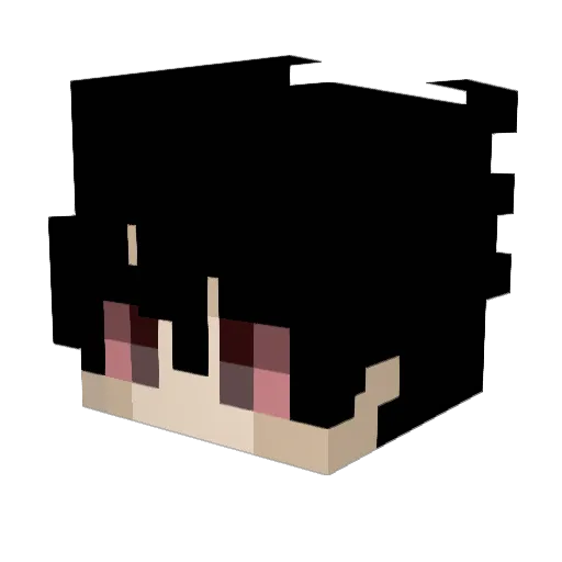 sthaf Minecraft avatar head, 3D render
