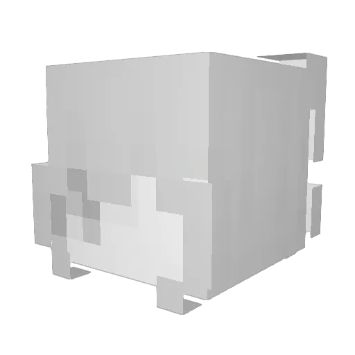 sthergatinha Minecraft avatar head, 3D render