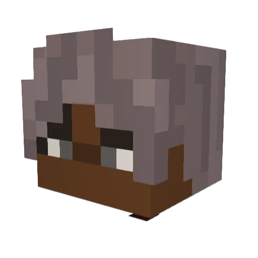 stichway Minecraft avatar head, 3D render