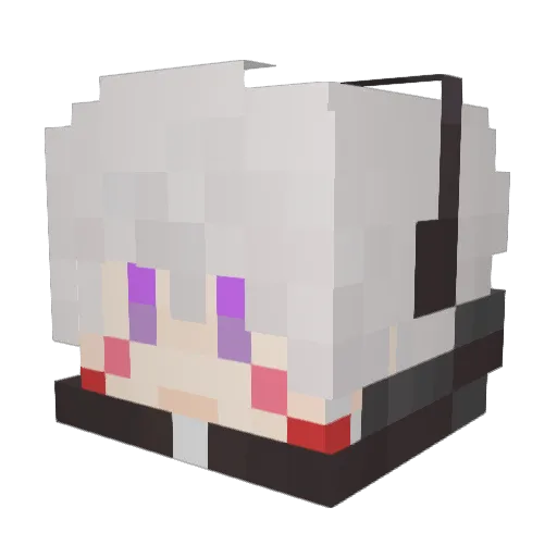 stick131 Minecraft avatar head, 3D render